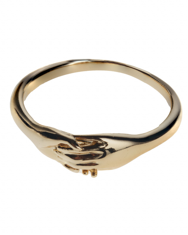 Кольцо женское бижутерия под золото Xuping Руки